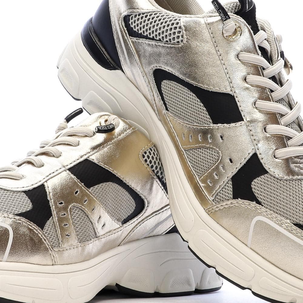 Baskets Doré Femme Marco Tozzi Gold 7
