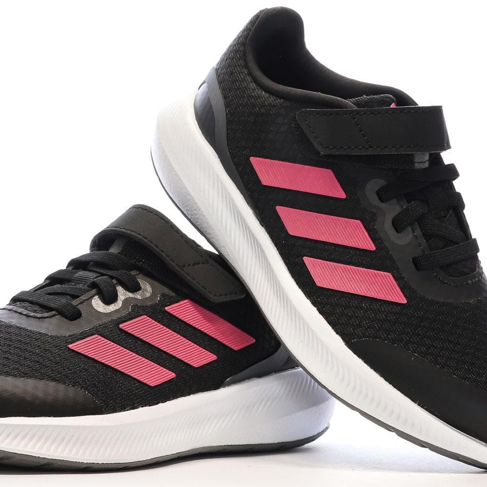 Chaussures de running Noires/Roses Fille Adidas Runfalcon 3.0 7