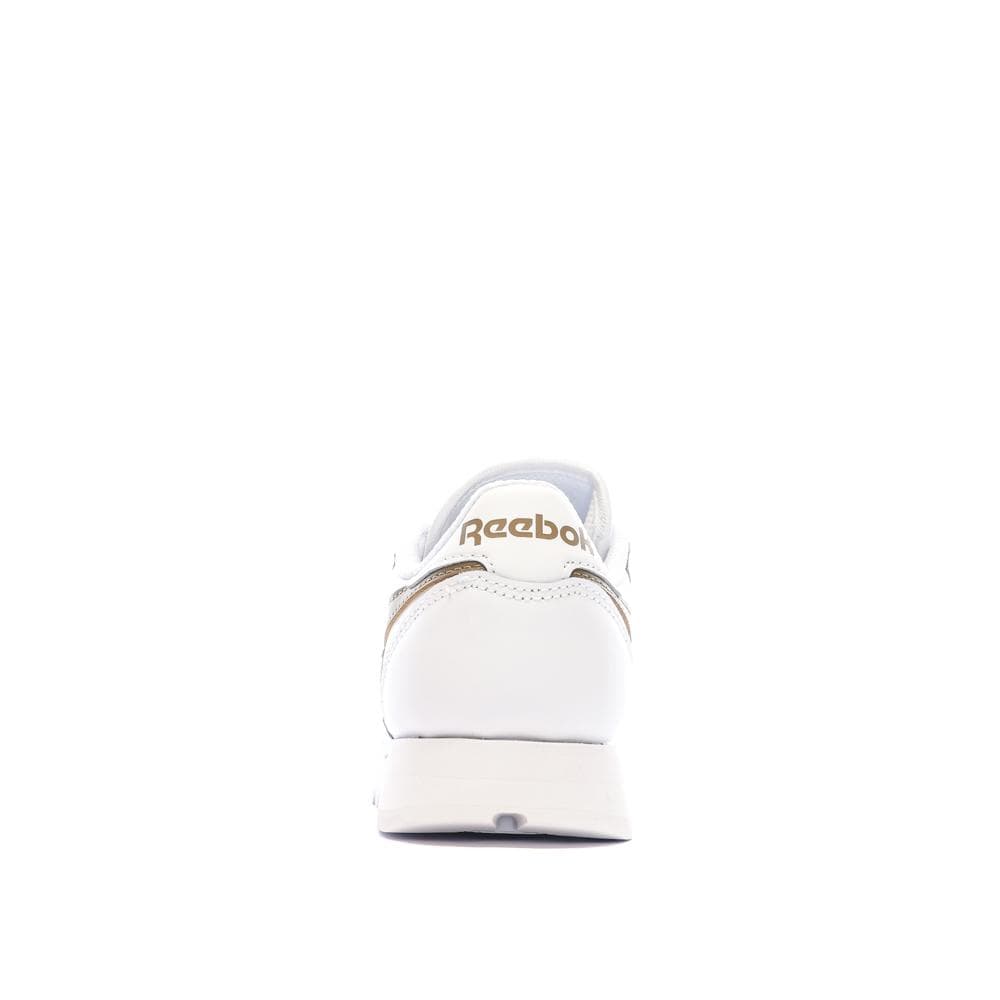Baskets Blanc/Marron Femme Reebok Classic Leather 3