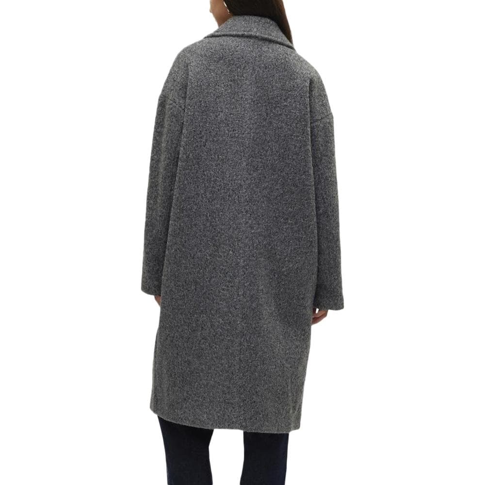 Manteau Long Gris Clair Femme Vero Moda Liteerika 2