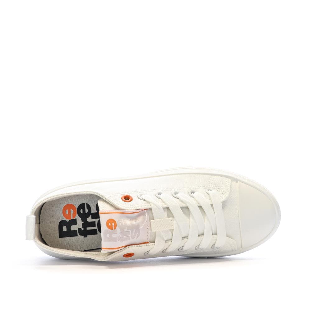 Baskets Basses Blanches Femme Refresh Lona 4