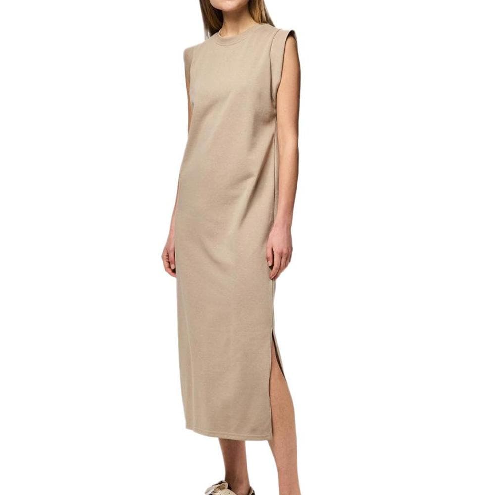 Robe Beige Femme Pieces Summer 1