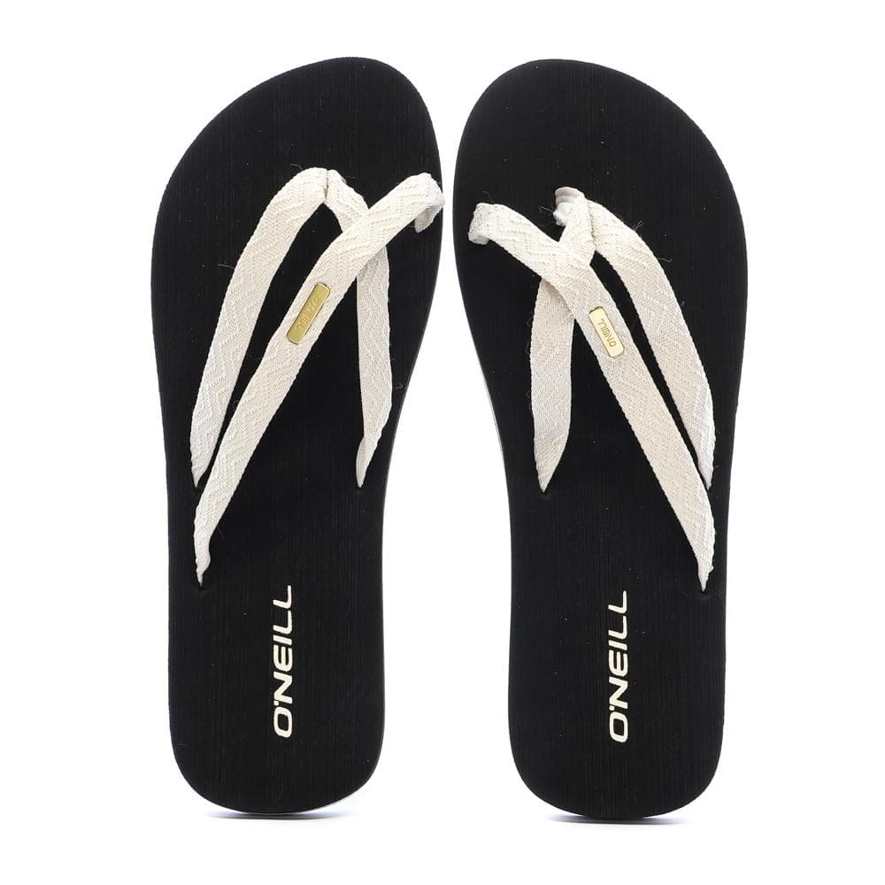 Tongs Noires/Beige O'Neill Femme Ditsy Strap 3