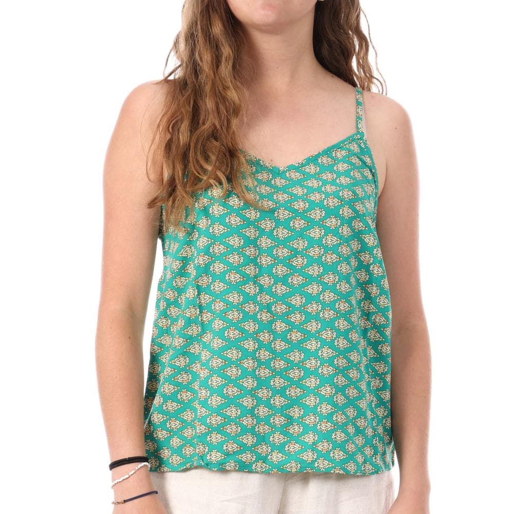 Débardeur Vert à Motifs Femme Only Nova Life Paris 1