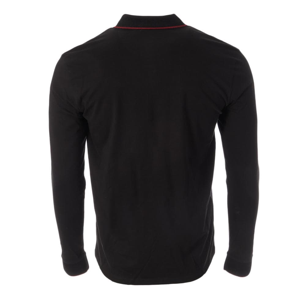Polo Manches Longues Noir/Gris Homme RMS26 91234 2