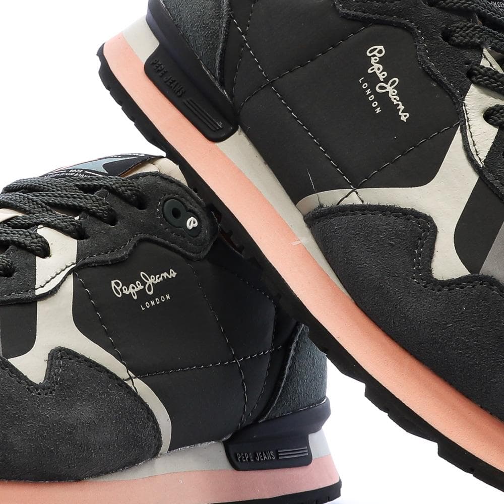 Baskets Noir/Rose Homme Pepe jeans Brit Prints 7