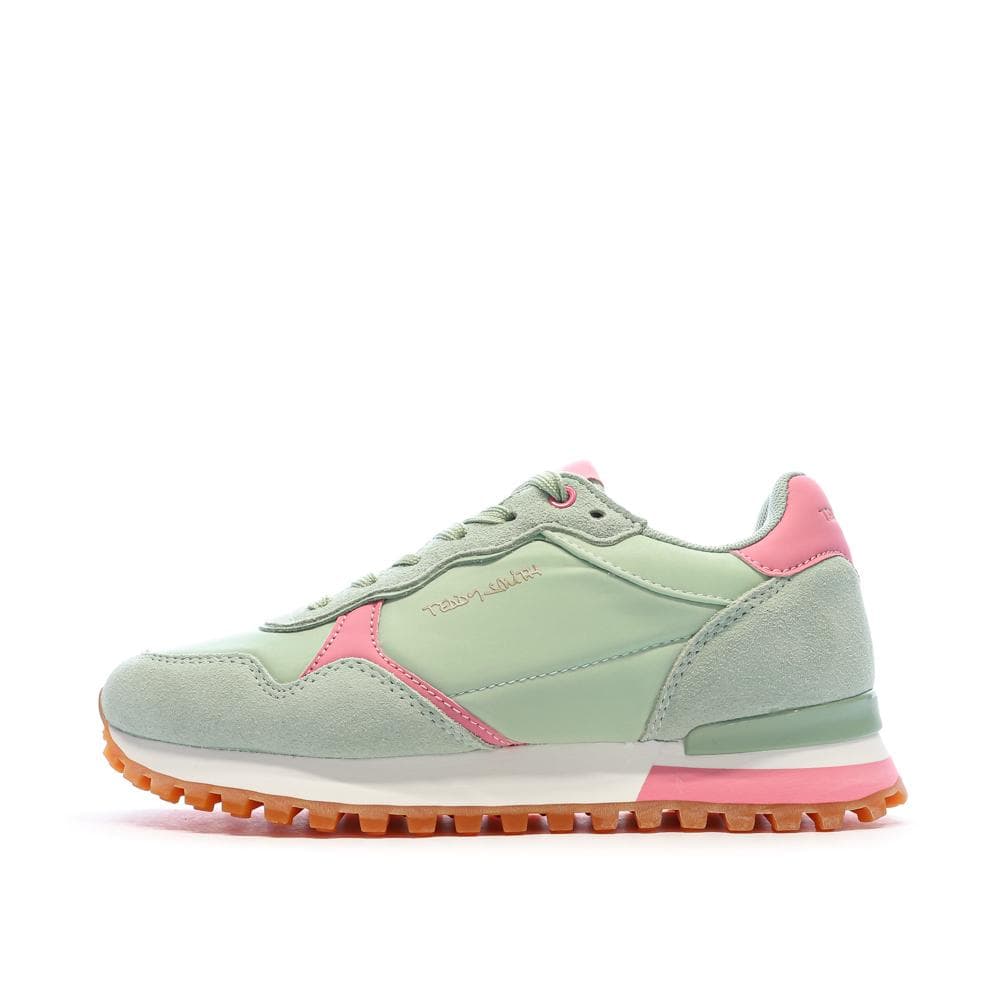 Baskets Verte/Rose Femme Teddy Smith 120515 1