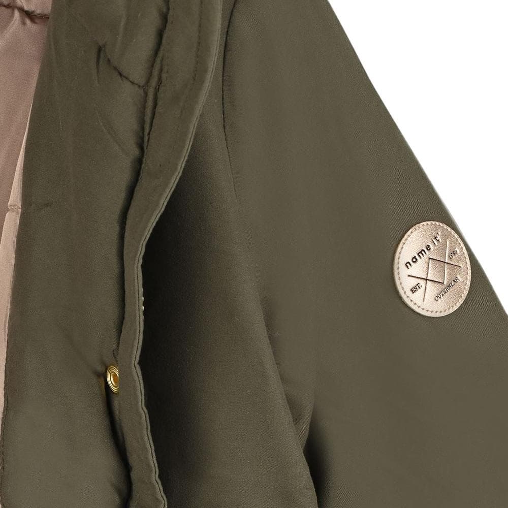 Parka Kaki Fille Name it Kfmace 3