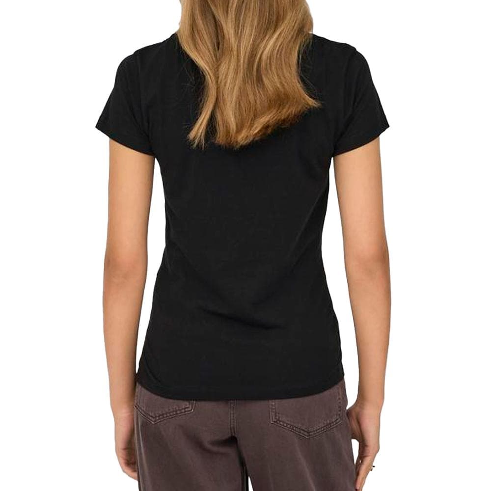 T-Shirt Noir JDY Femme Jdy Detail 2