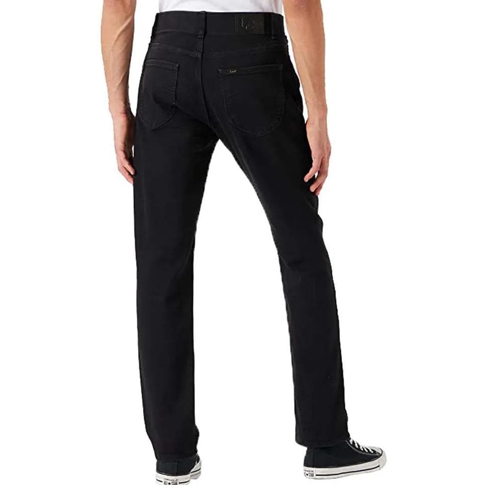 Jean Straight Noir Homme Lee 112343355 2