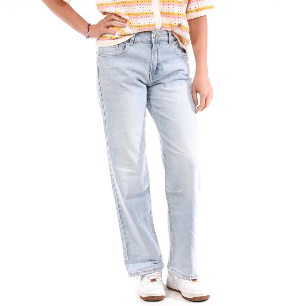Jean Droit Bleu Clair Femme Monday Premium 109 1