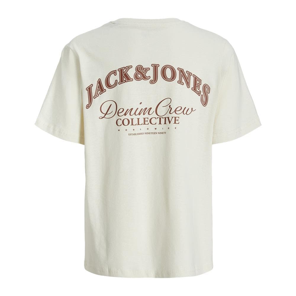T-Shirt Écru Garçon Jack & Jones brandes Back 2