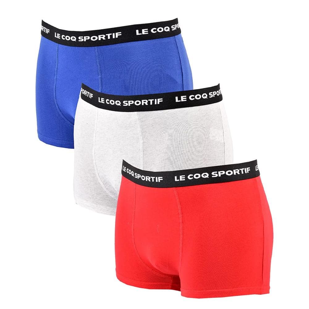 Lot de 3 Boxers Rouge/Gris/Bleu Homme Le Coq Sportif Boxer 1