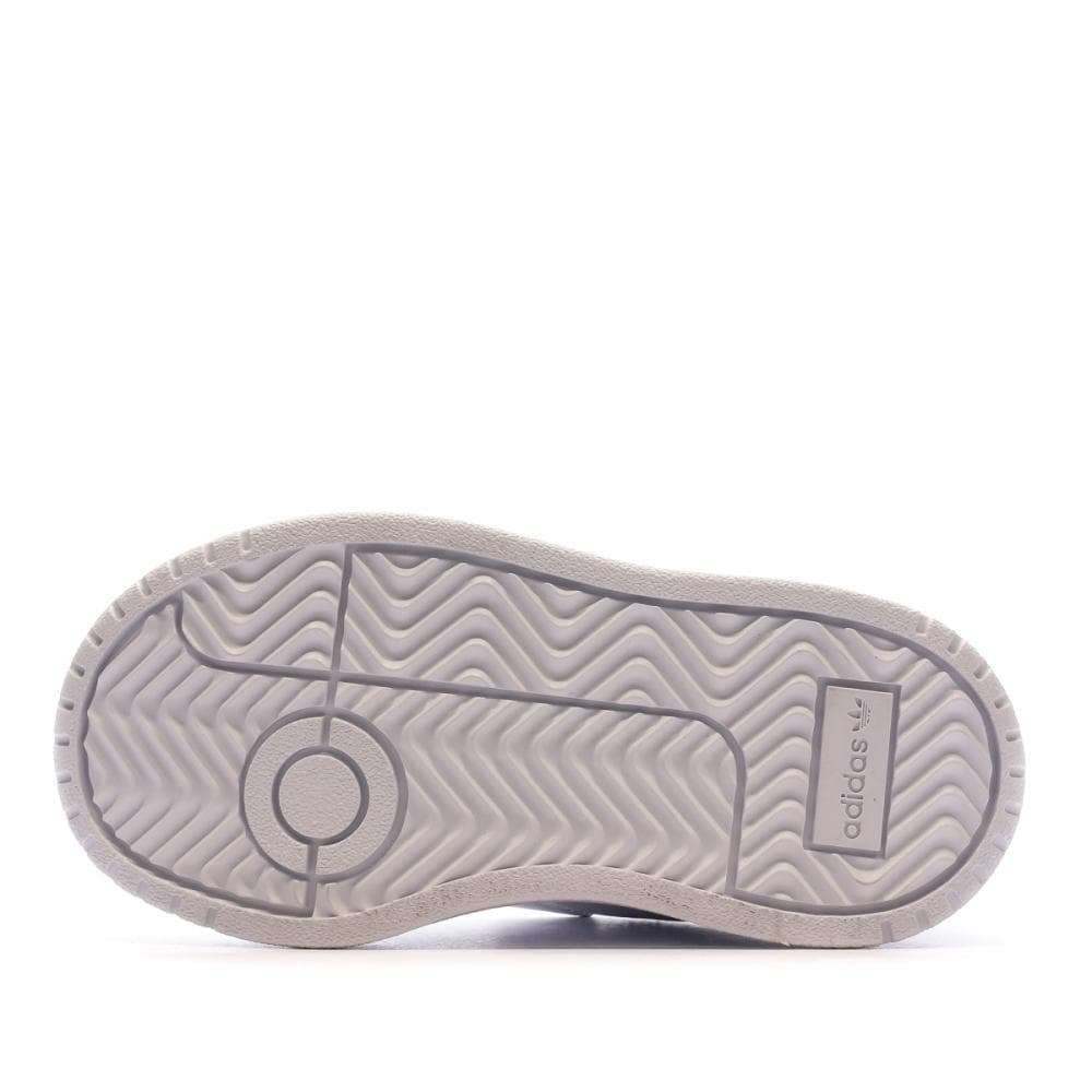 Baskets Blanche/Argent Fille Adidas NY 90 CF 5