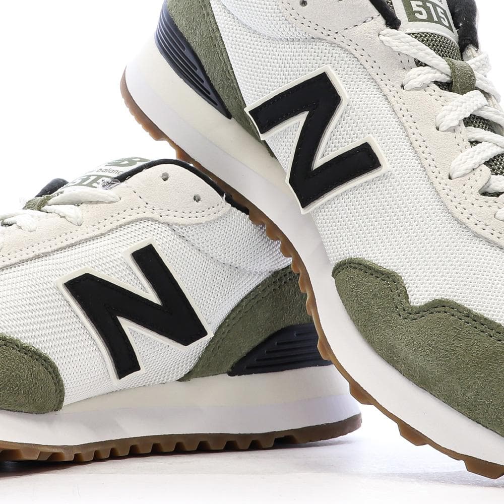 Baskets Kaki/Blanches Homme New Balance 515 7
