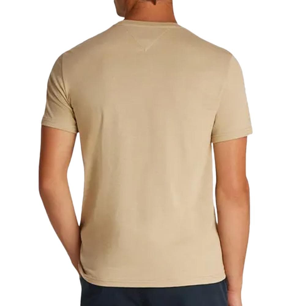T-Shirt Marron Homme Tommy Hilfiger Slim Jersey 2