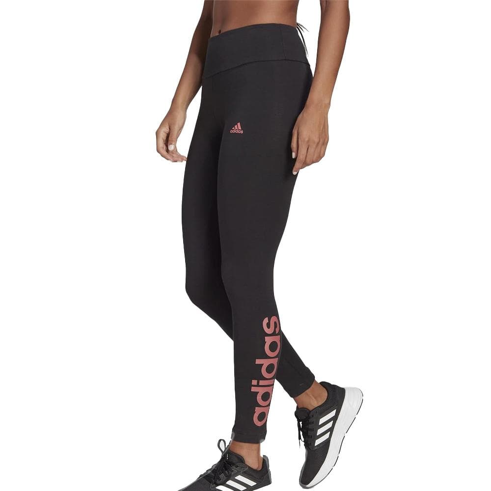 Legging Noir Femme Adidas Lin 1