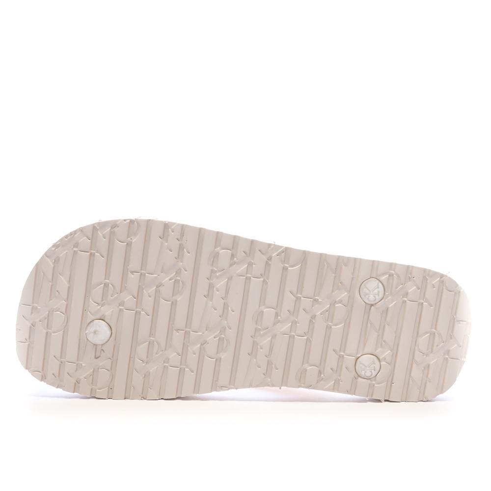 Tongs Rose Femme Calvin Klein Jeans Flip Flop Tpu Metall 2