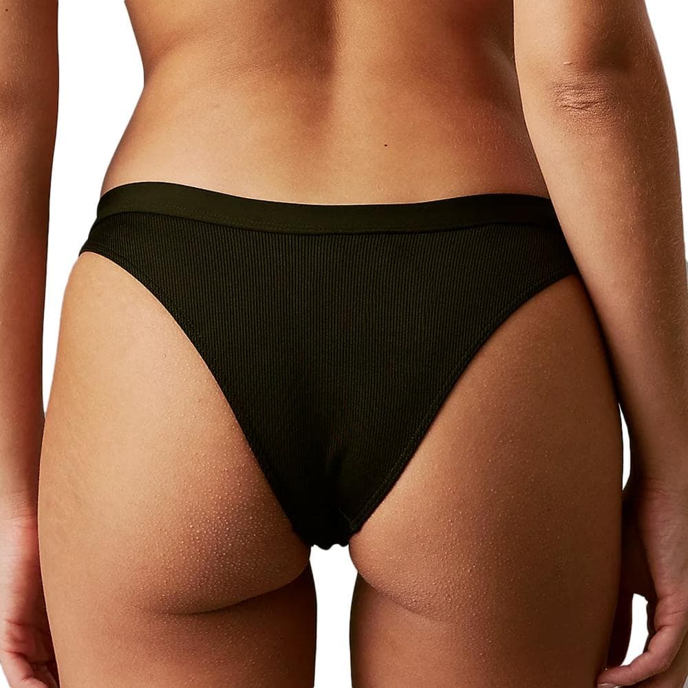 Bas de Maillots de bain Noir Femme Calvin Klein Jeans Curved Delta 2