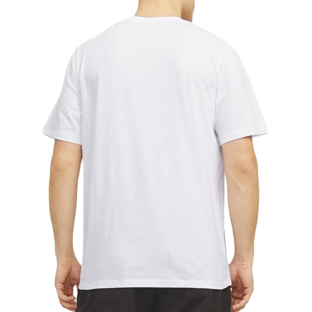 T-Shirt Blanc/Noir Homme Jack & Jones Ferris 2