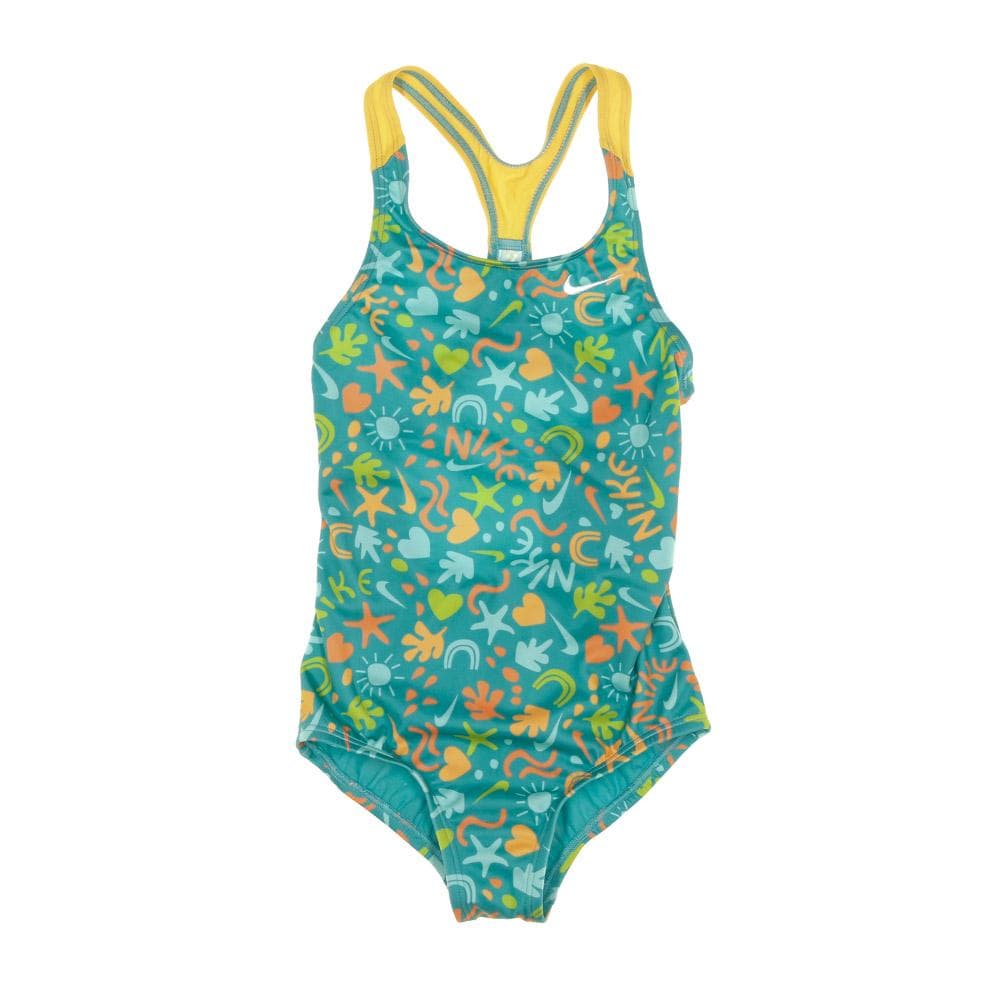 Maillot de bain Vert/Orange Fille Nike Racerback 1