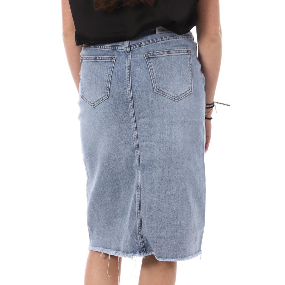Jupe Asymétrique Bleu Femme Monday Premium Decale 2