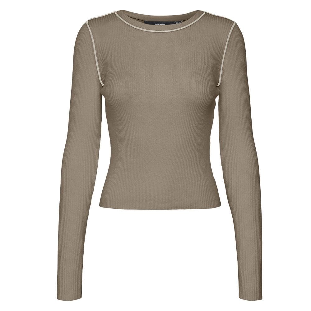 Pull Marron Femme Vero Moda Kara 1