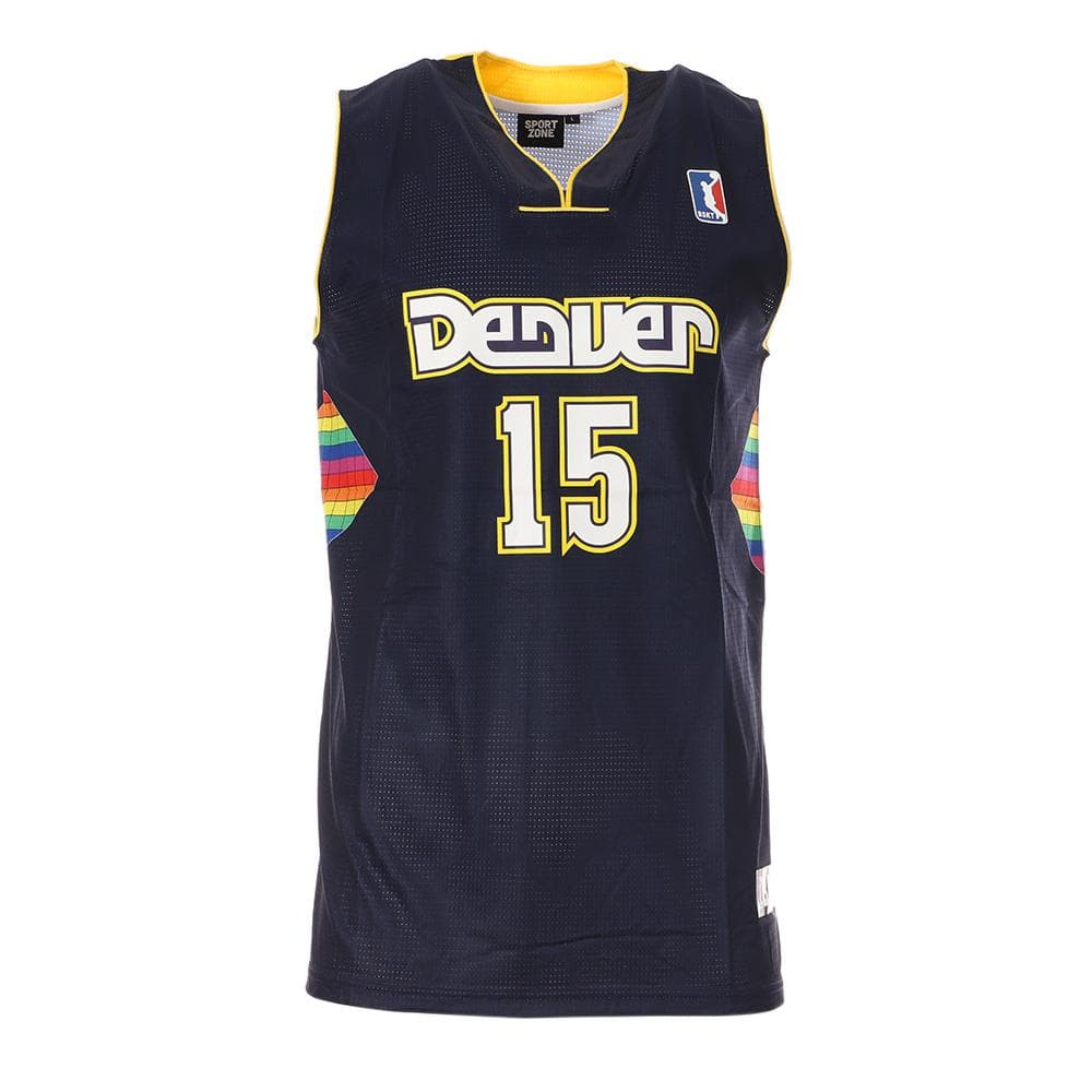 Denver Maillot de basket Noir Homme Sport Zone 1
