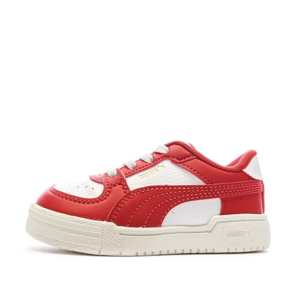 Baskets Blanches/Rouges Garçon Puma Pro Classic 1