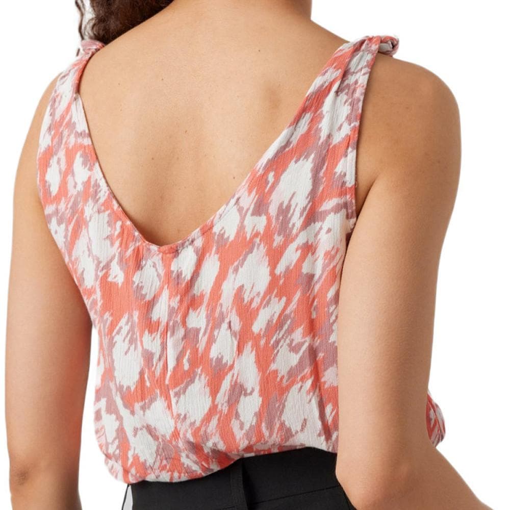 Débardeur Orange à Motifs Femme Vero Moda Menny Singlet 2