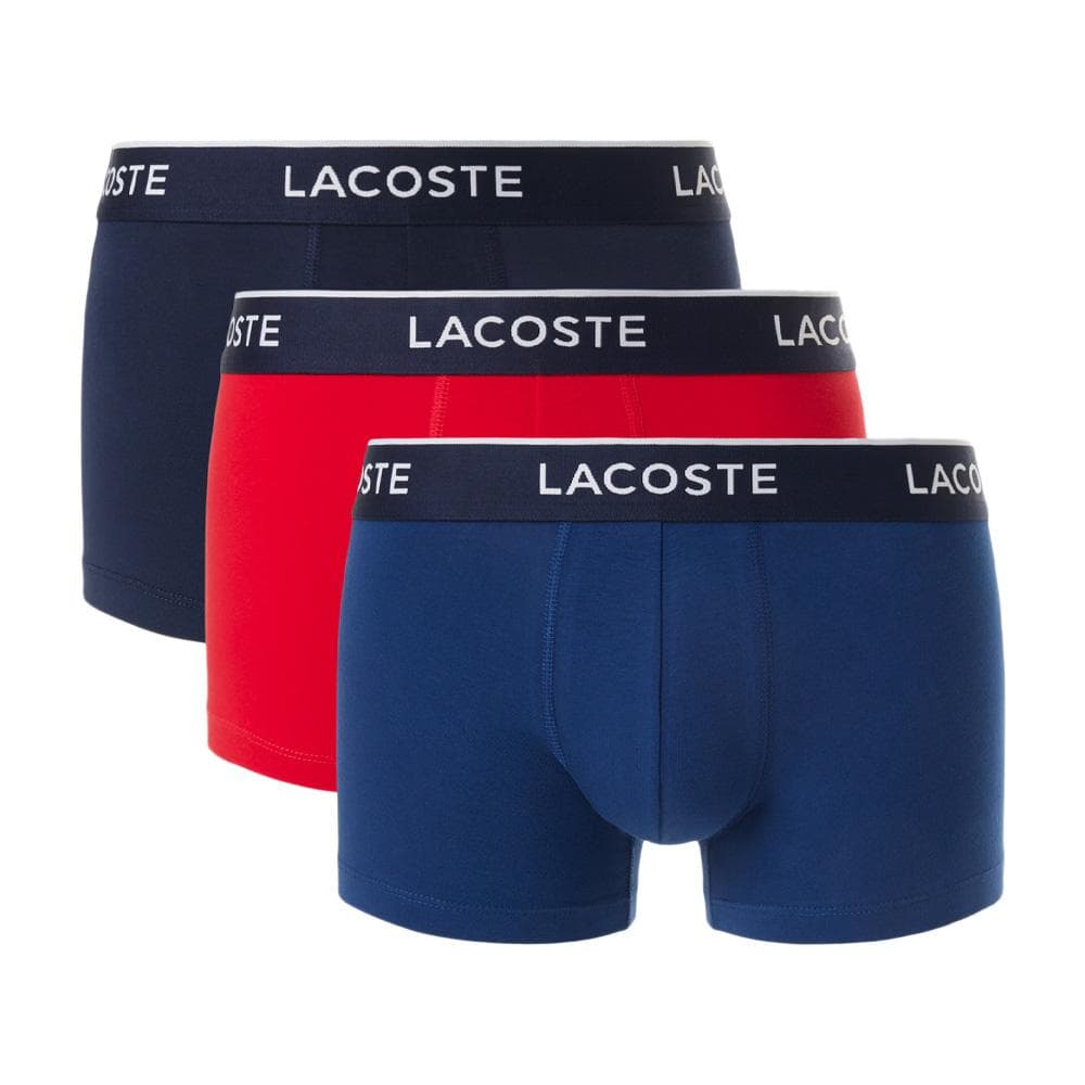 x3 Boxers Marines/Rouges Homme Lacoste 5H1300 3