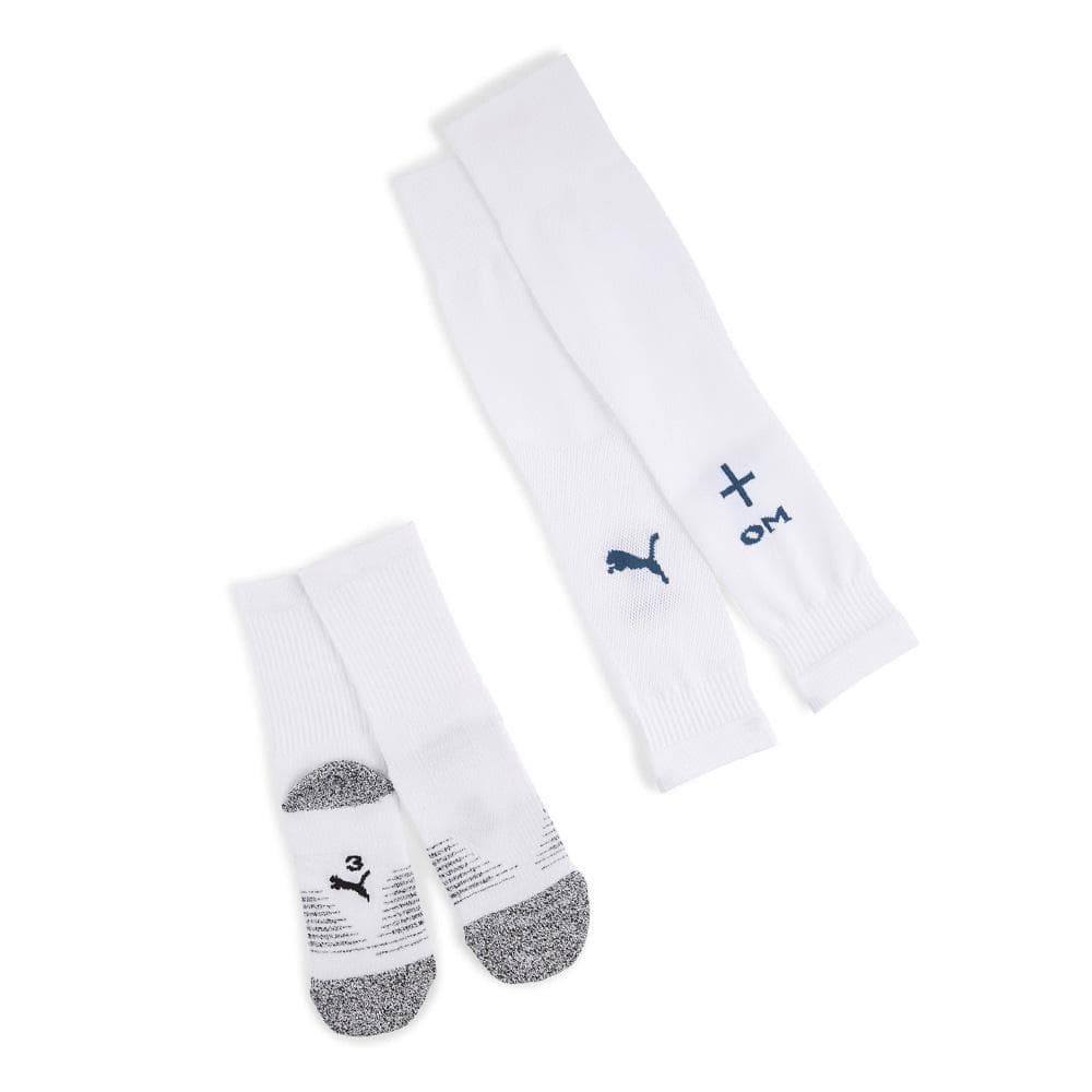 OM Chaussettes de Foot Blanches Puma 24/25 1