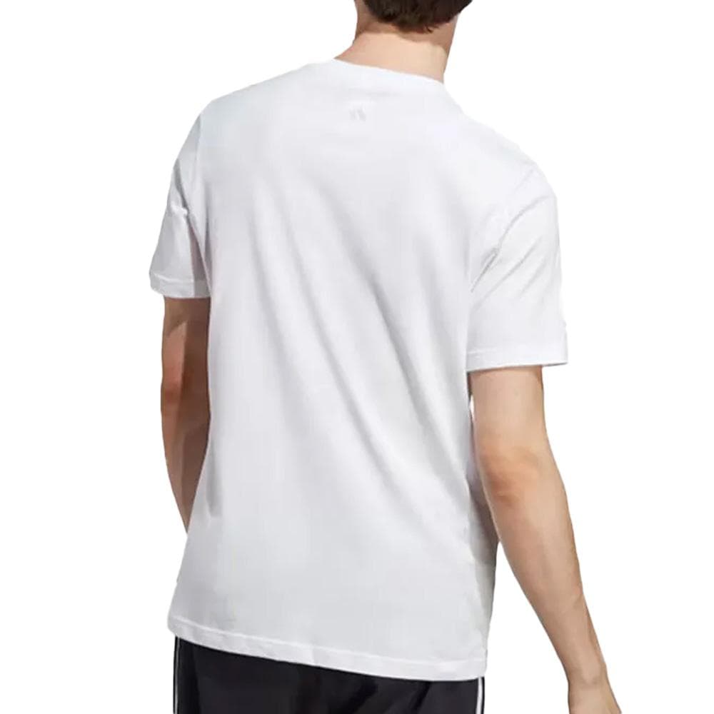 T-Shirt Blanc Homme Adidas IC9276 2