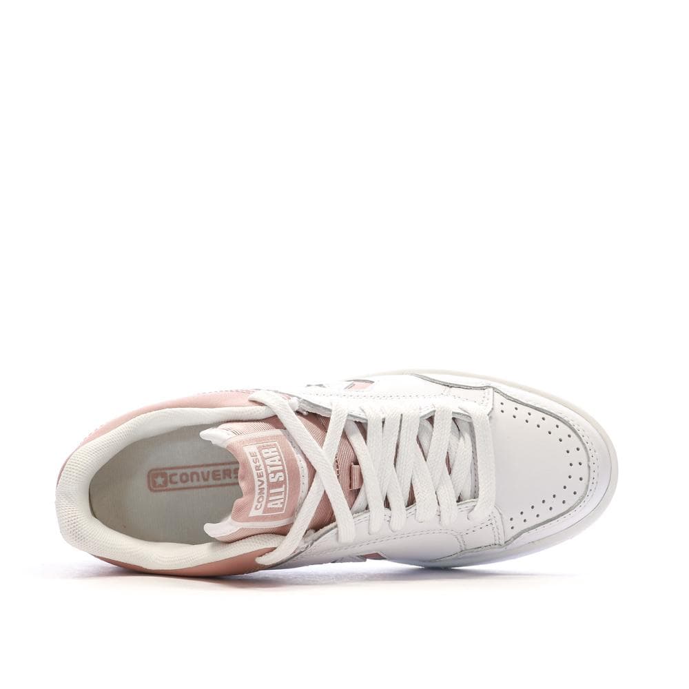 Baskets Blanches/Roses Mixte Converse Weapon 4