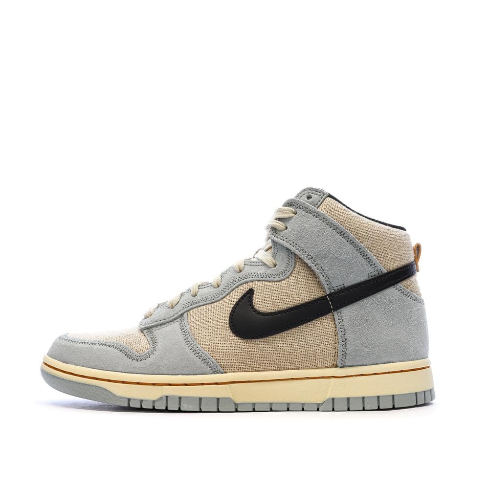 Dunk High Retro Beige/Bleu Homme Nike 1