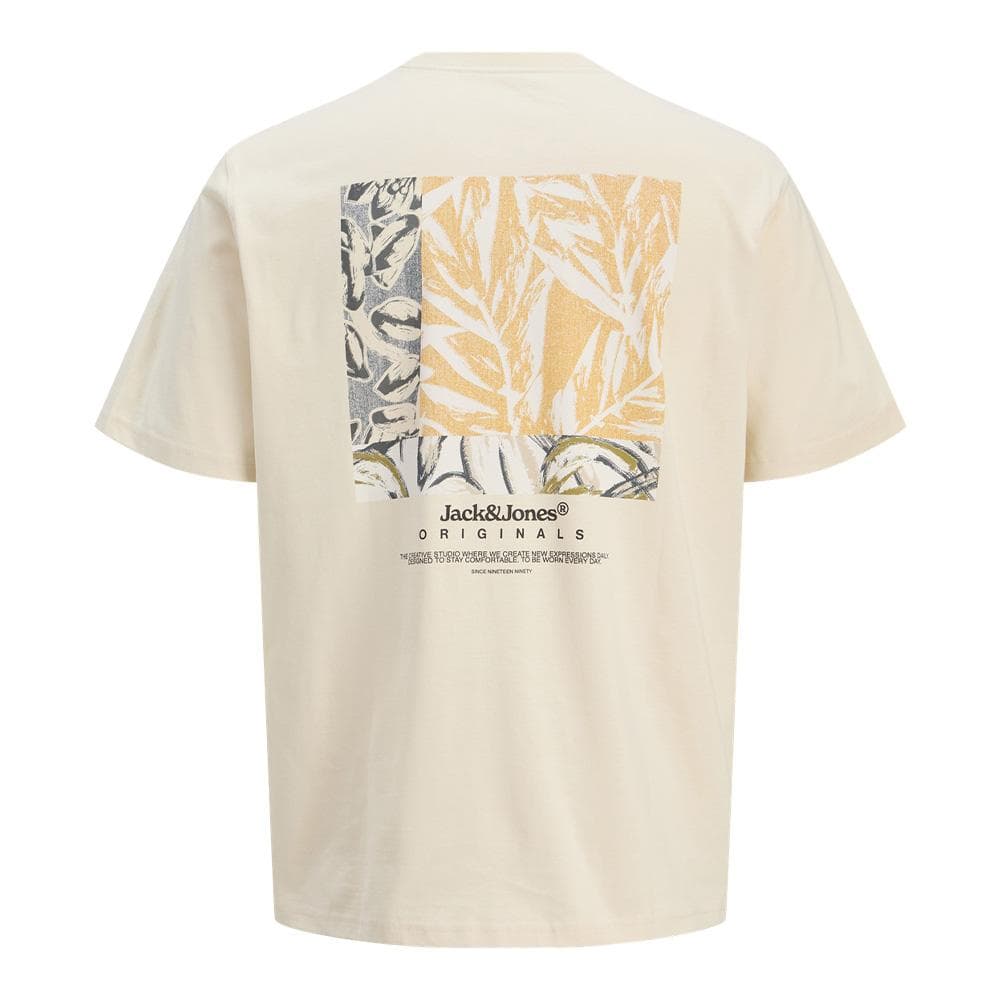 T-Shirt Beige Homme Jack & Jones Split 4