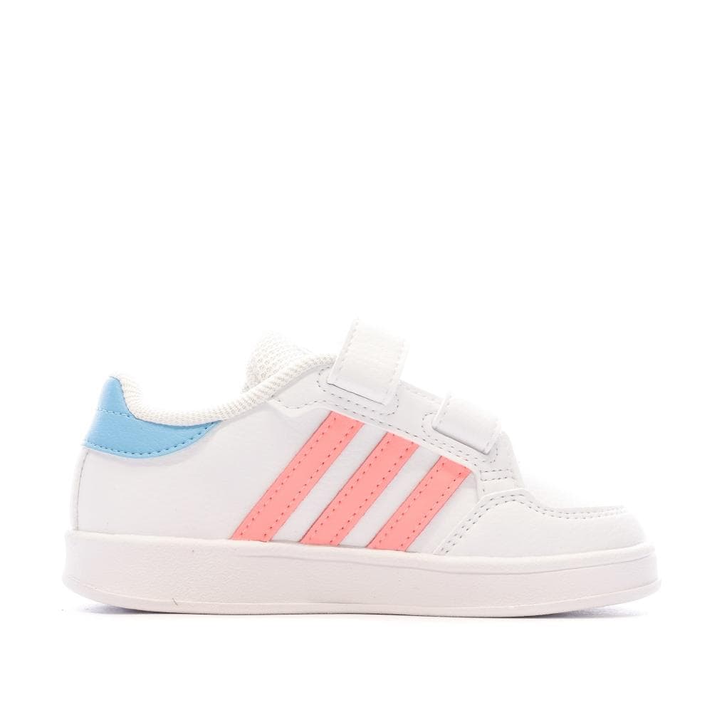 Baskets Blanches Fille Adidas Breaknet Cf I 3