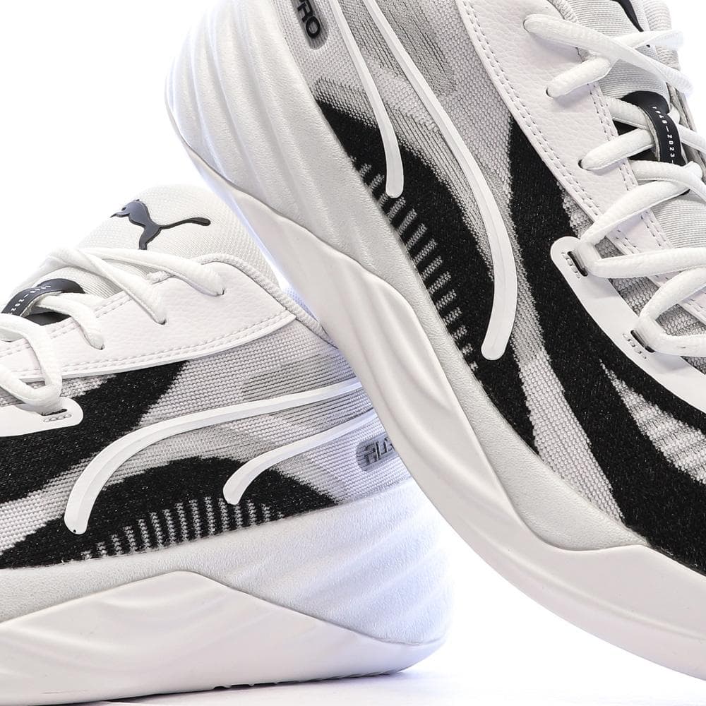Chaussures de Basketball Blanche/Noir Homme Puma All-pro Nitro 7