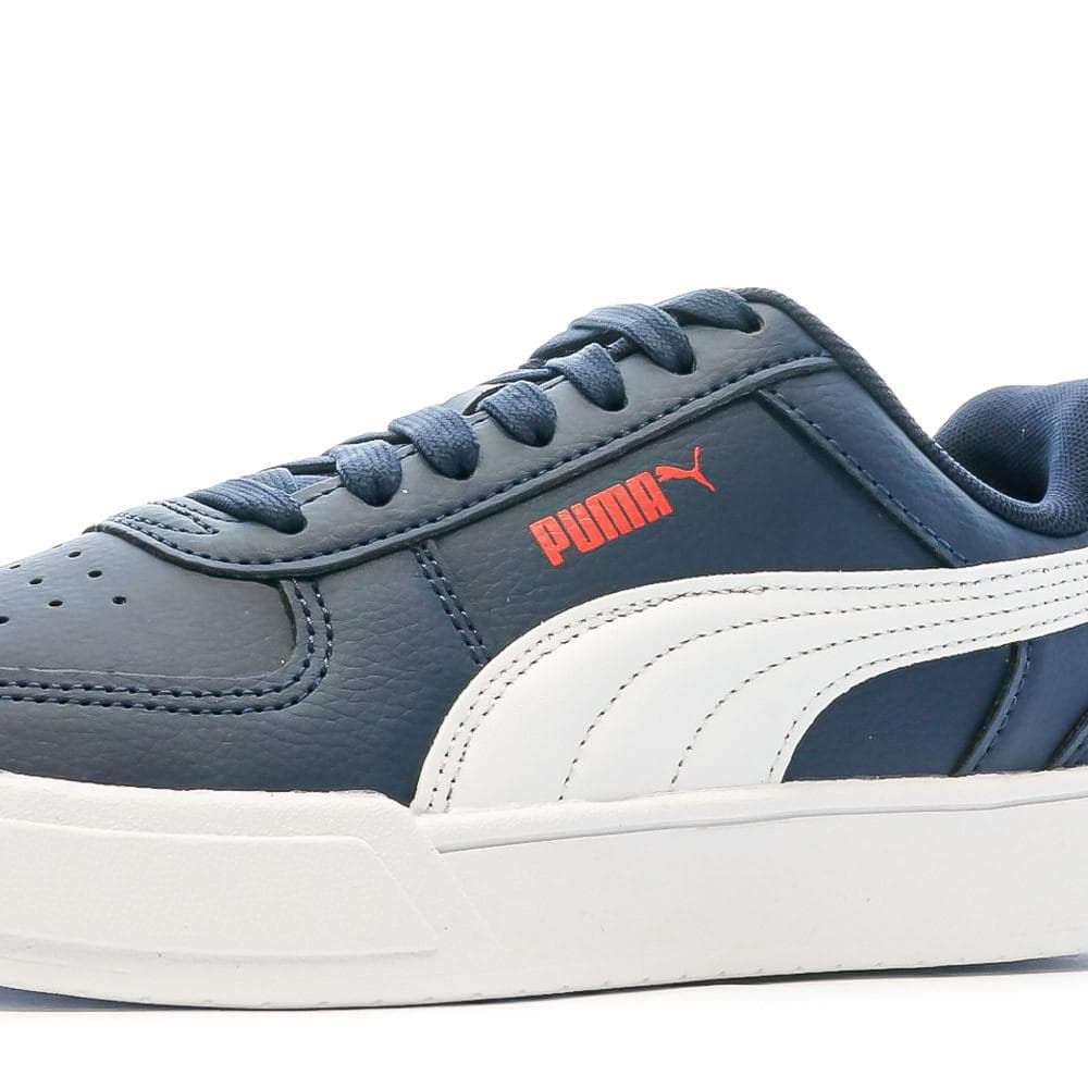 Baskets Marine/Blanc/Rouge Garçon Puma Caven 7