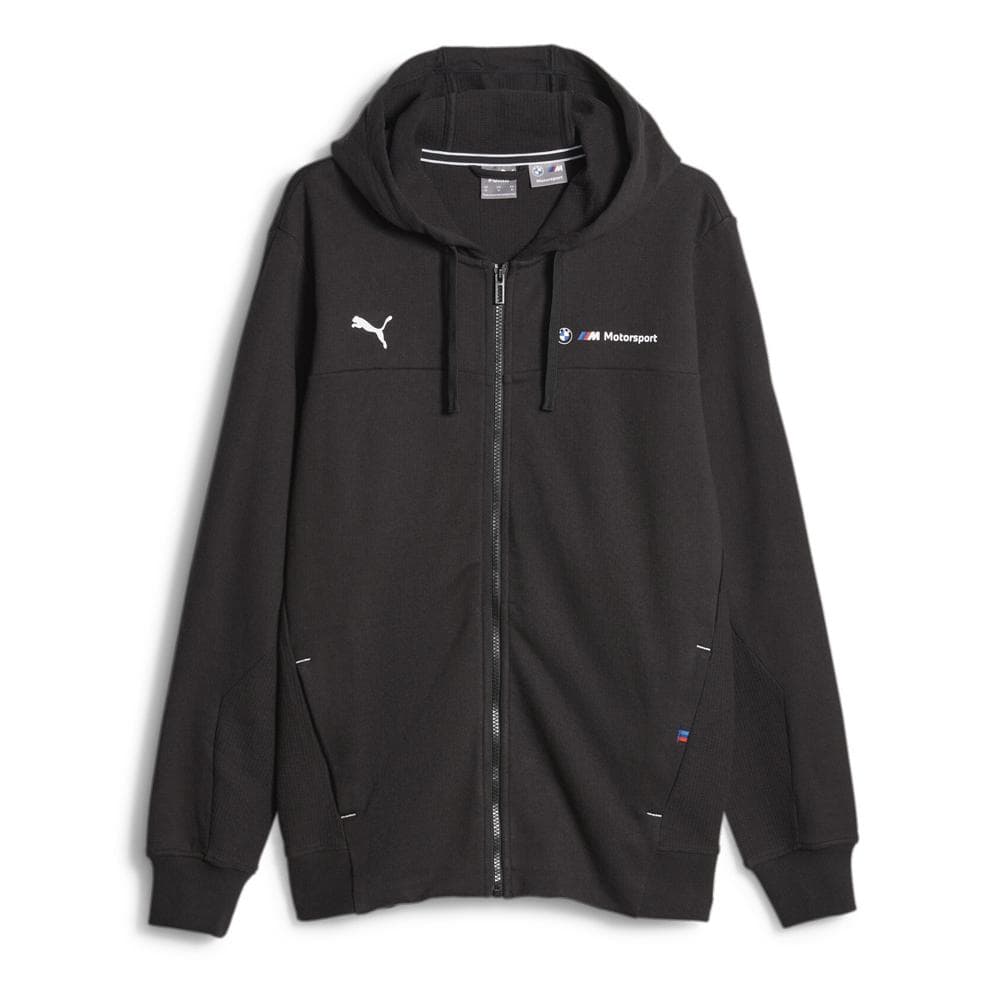 Sweat Noir à capuche Homme Puma Bmw 1