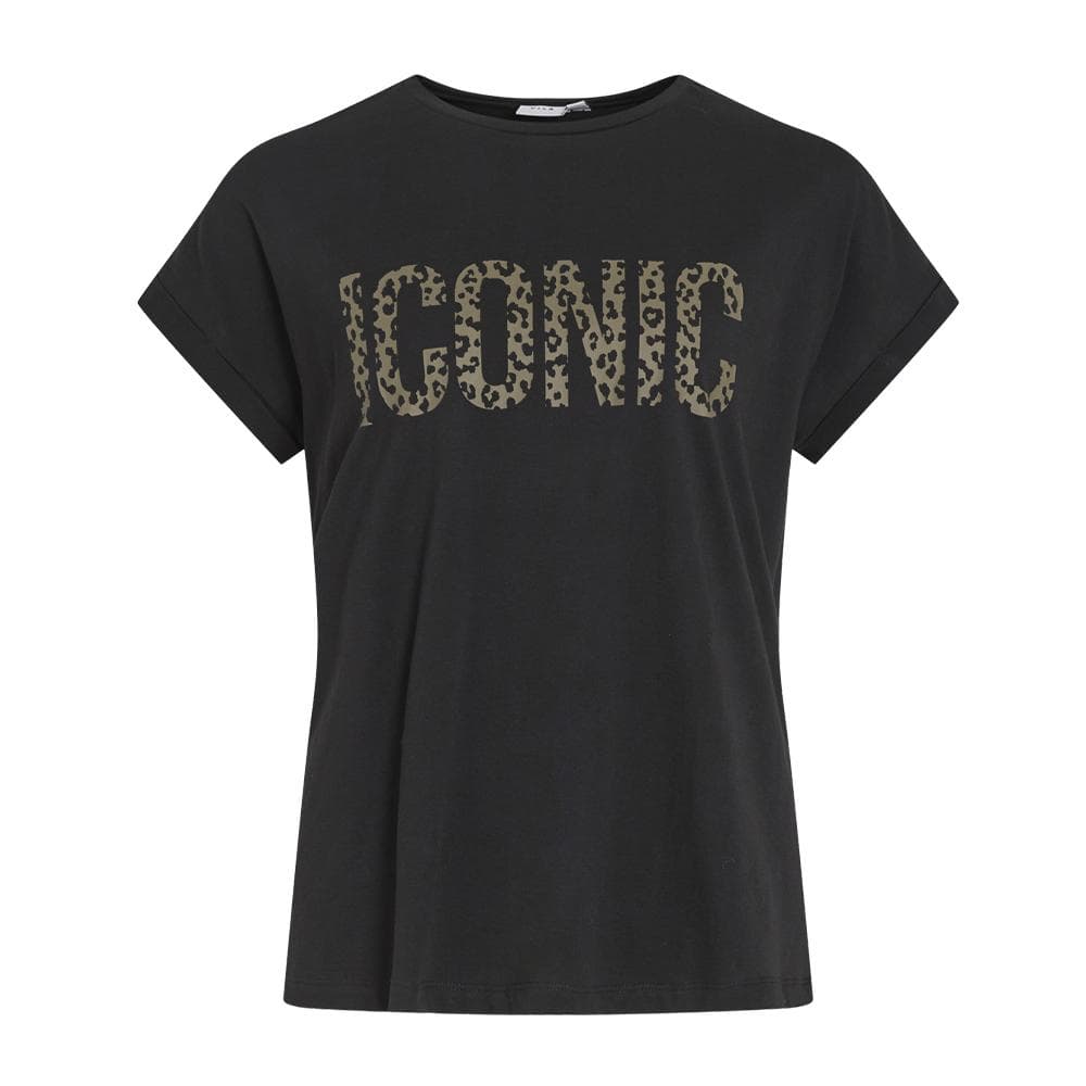 T-Shirt Noir Femme Vila Colby 1