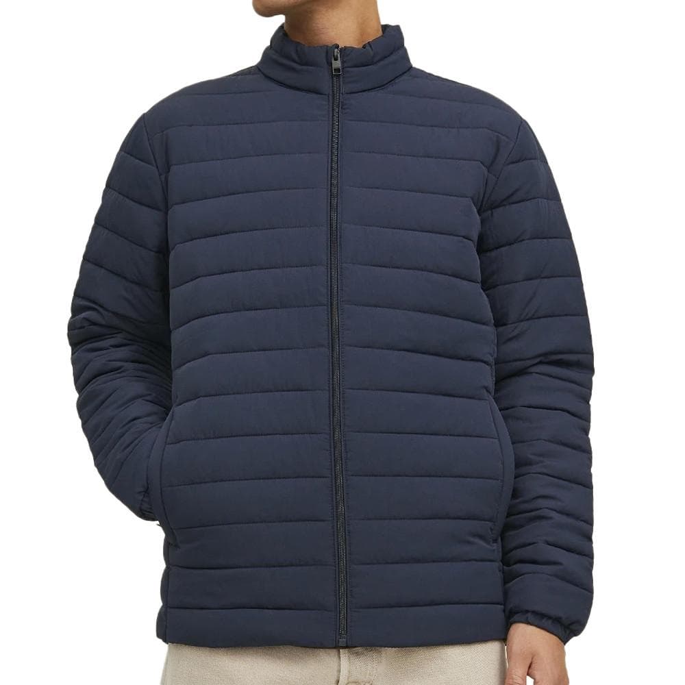 Doudoune Marine Homme Jack & Jones Puffer Collar 12211129 1