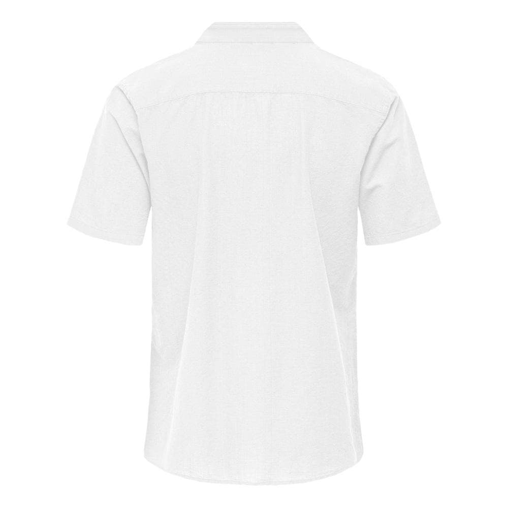 Chemise Manches Courtes Blanche Homme Only & Sons Cantley 2