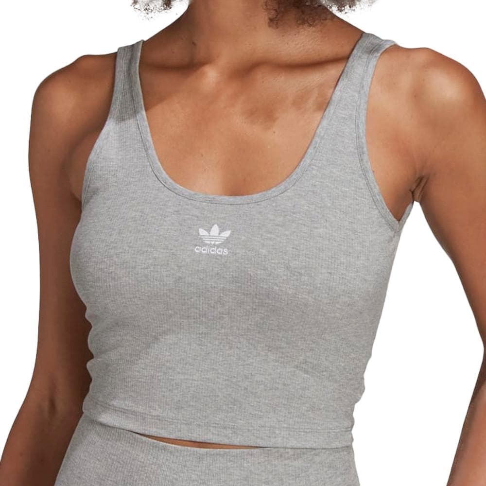 Top Gris Femme Adidas Tank 1