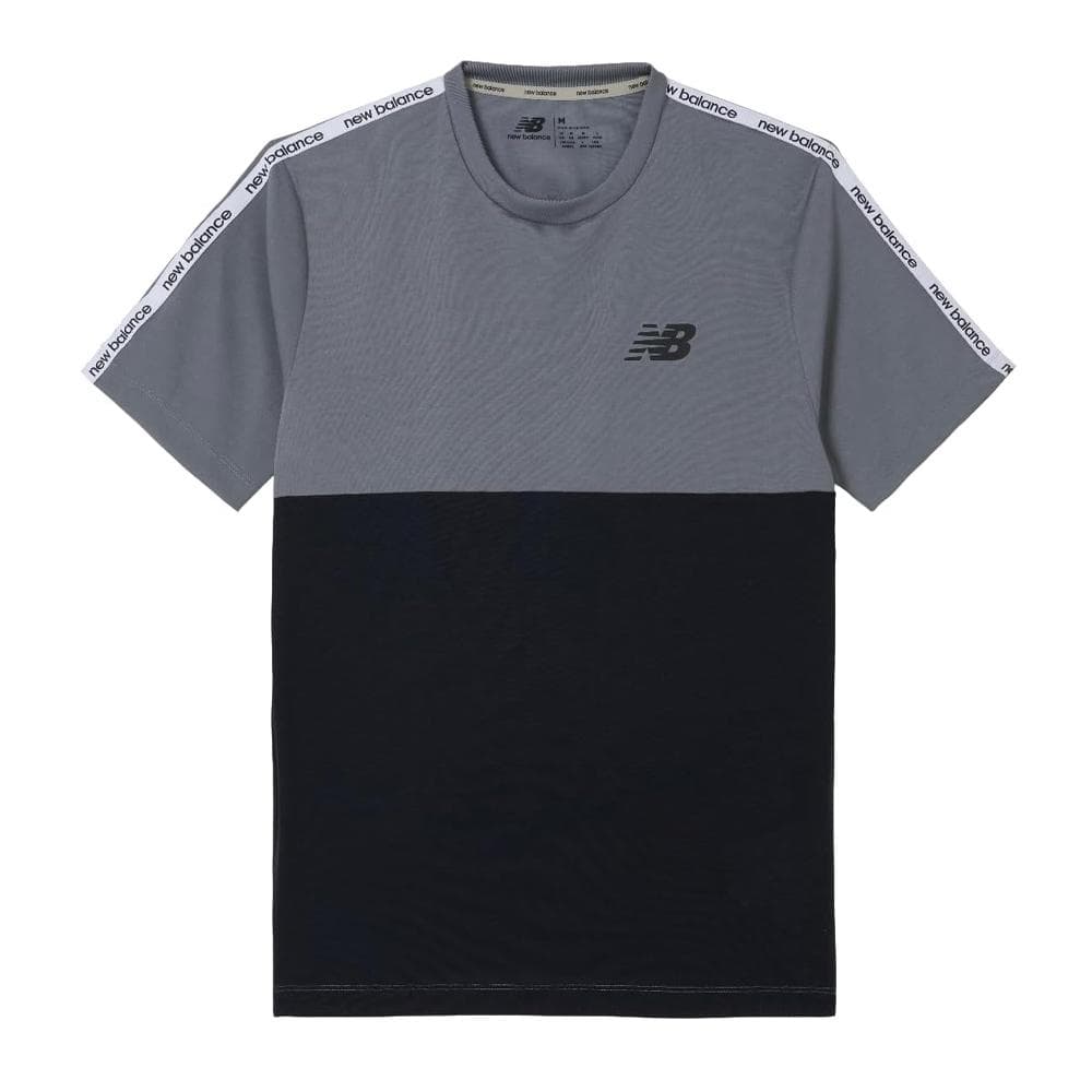 T-shirt Noir/Gris Homme New Balance Feel 1