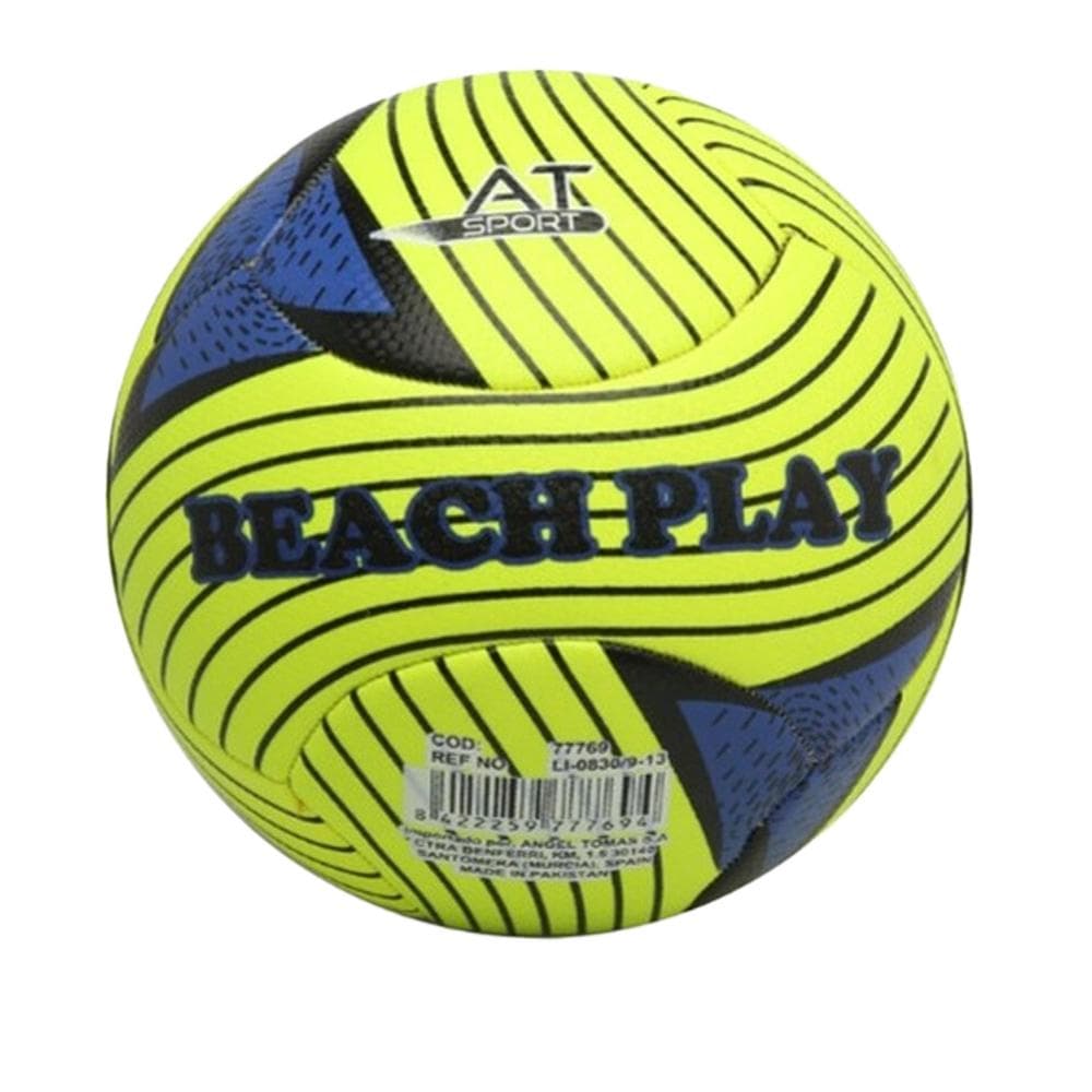 Ballon de Volley Jaune/Marine Plage 1