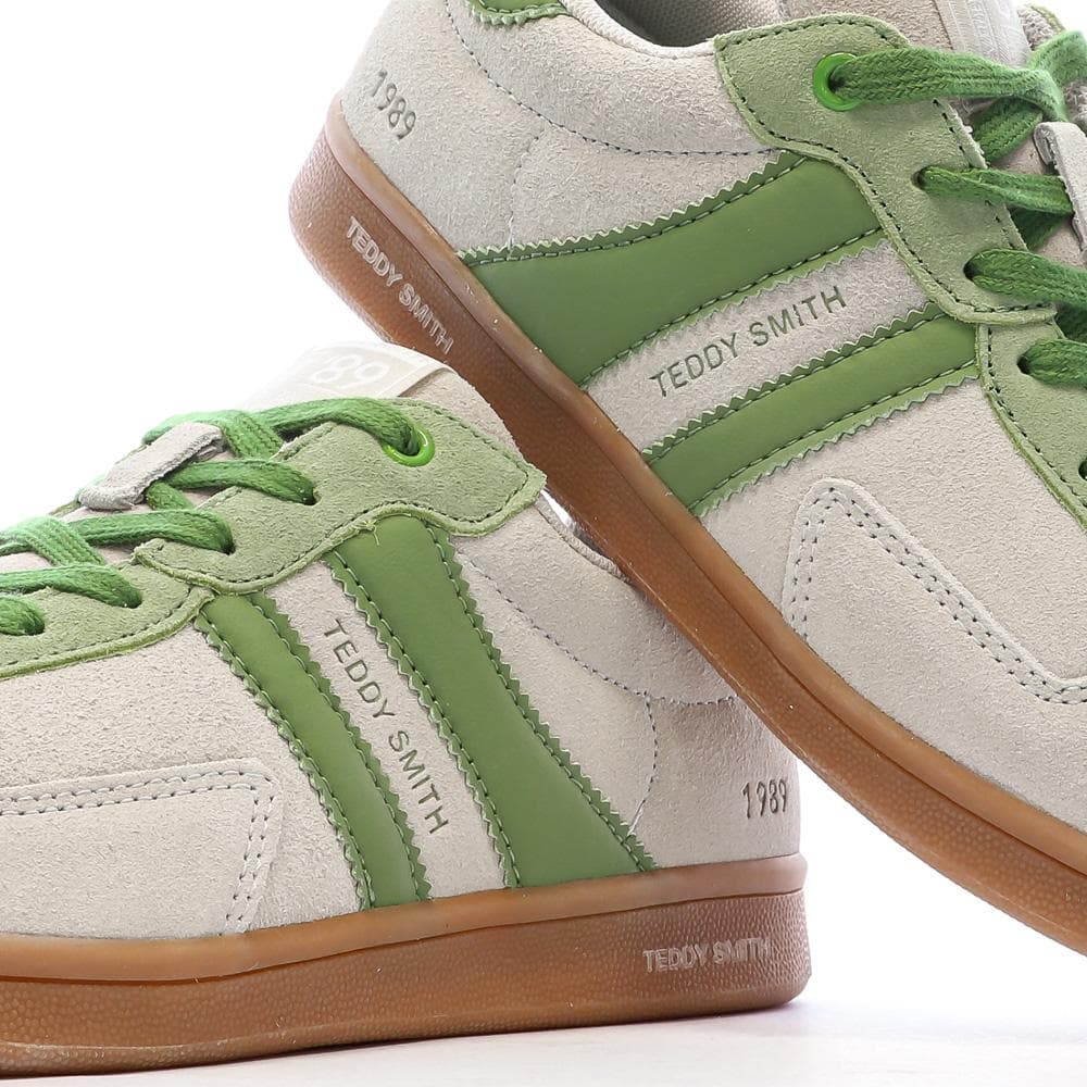 Baskets Beige/Verte Femme Teddy Smith 120519 7