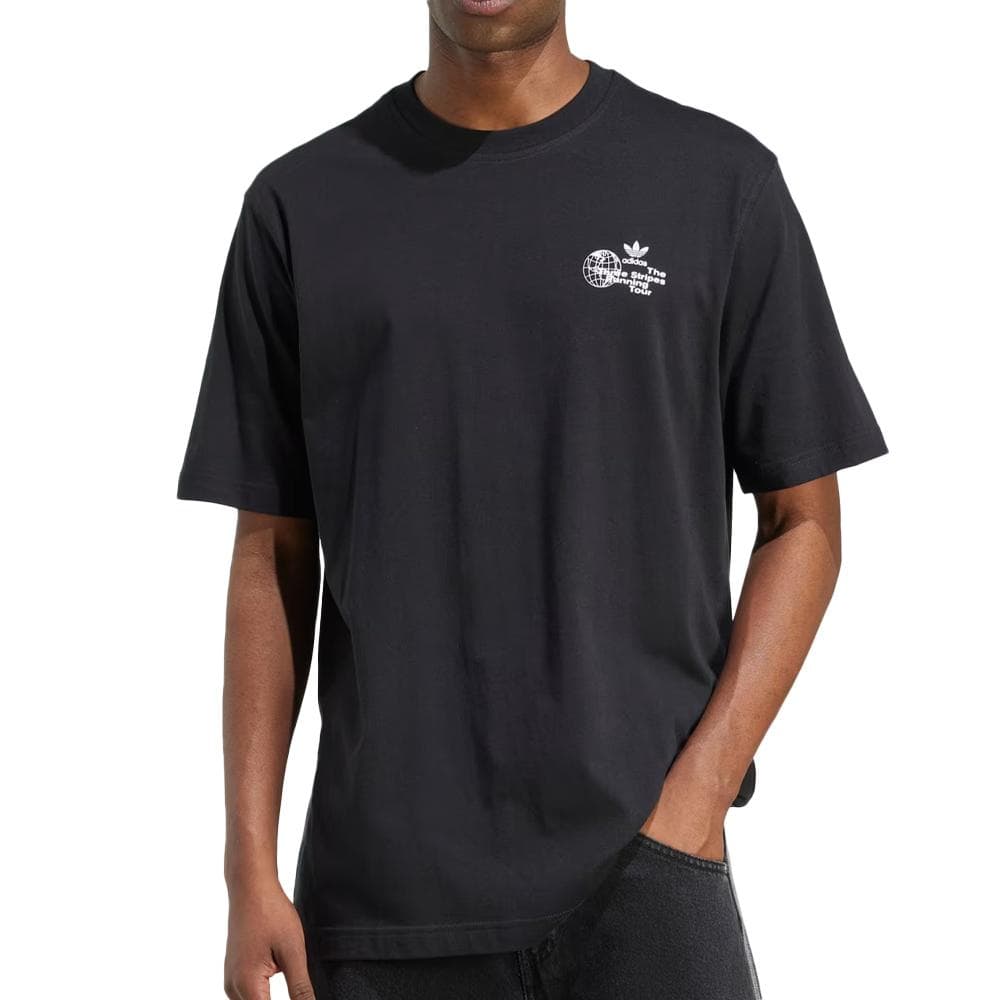 T-Shirt Noir Homme Adidas Poster 1