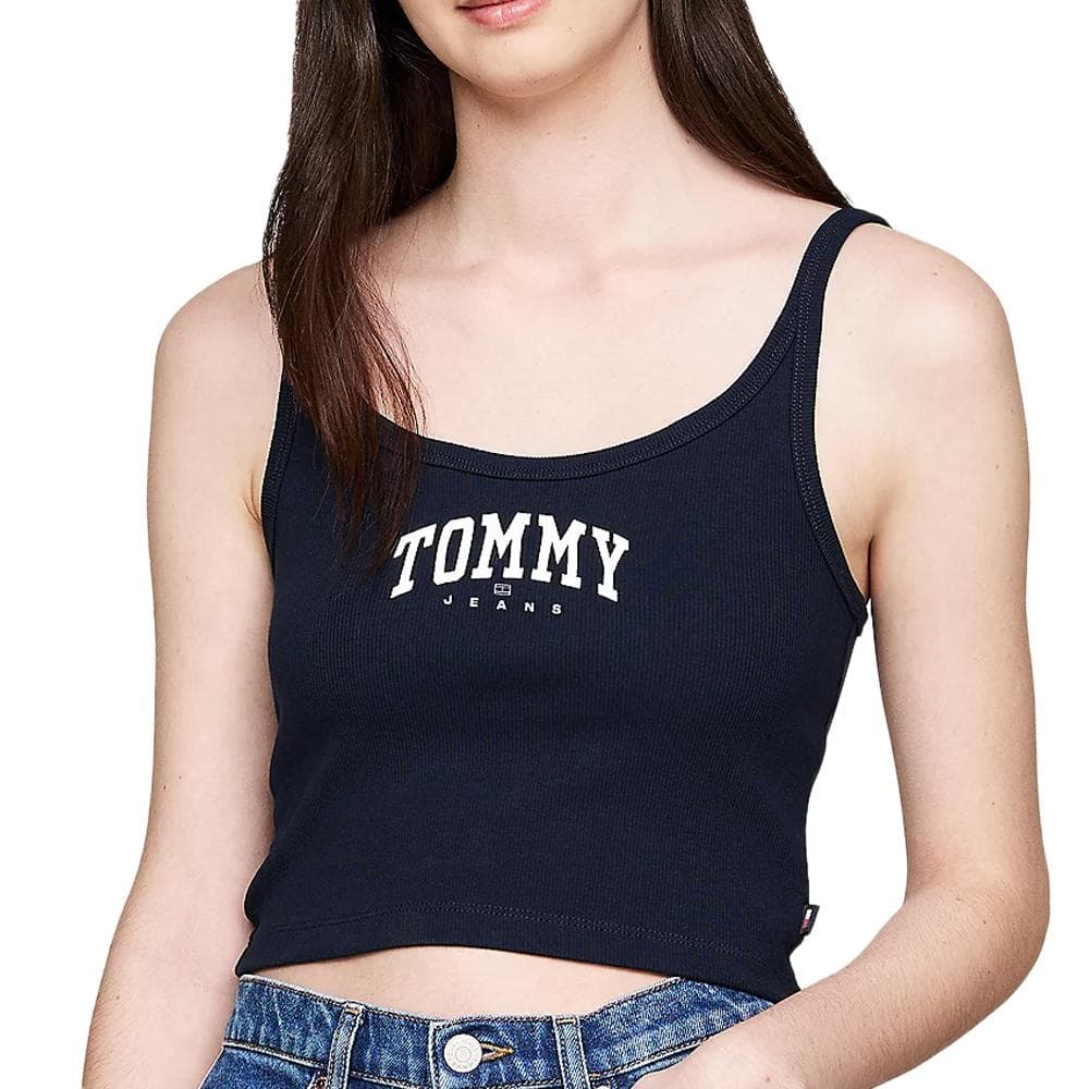 Débardeur Marine Femme Tommy Hilfiger Varsity 1