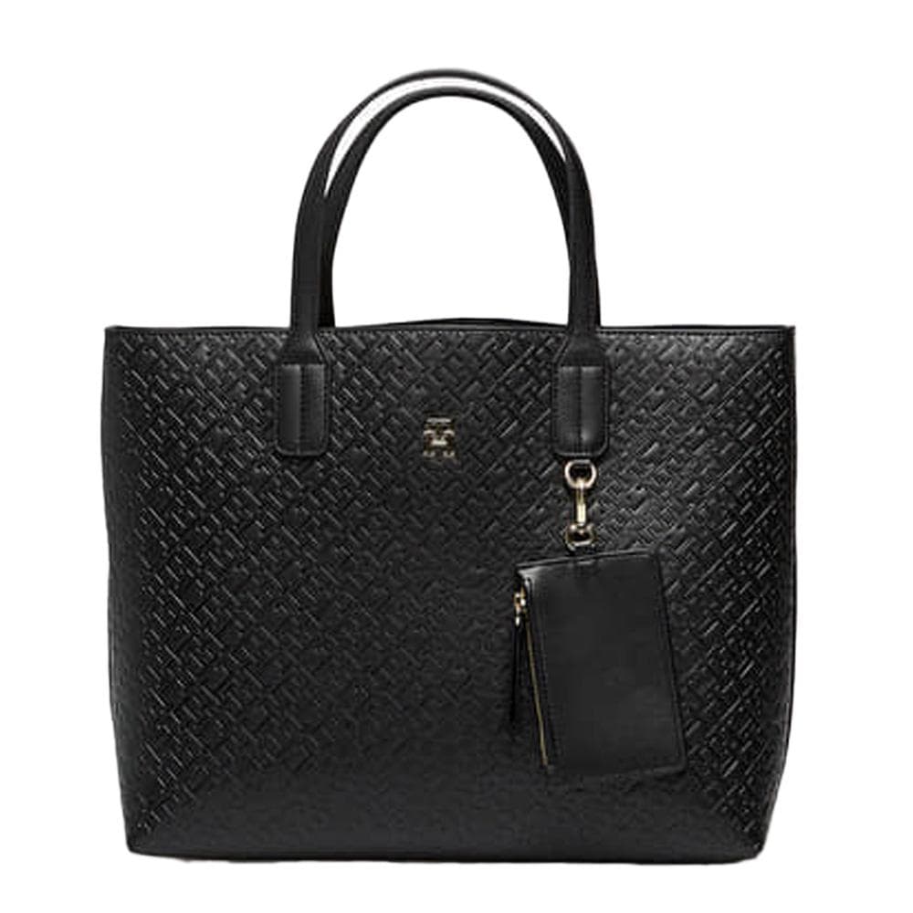 Sac à main Noir Femme Tommy Hilfiger Icon Satchel 1